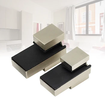

2pcs Zinc Alloy Fixed 5-20mm Thickness Home Glass Clip Cabinet Support Shelf Holder Adjustable Clamp Hardware Durable F Type