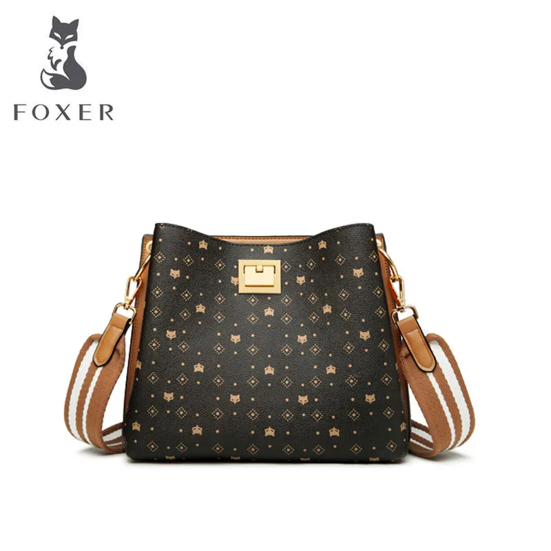 

FOXER women leather bags luxury handbags designer bags famous brand women bags 2020 new women leather shoulder crossbody bags
