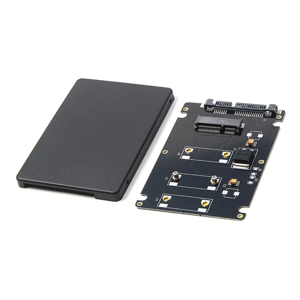 

mSATA to SATA Adapter Box Mini Pcie mSATA SSD to 2.5 inch SATA3 Adapter Card with Case 60321 Connector