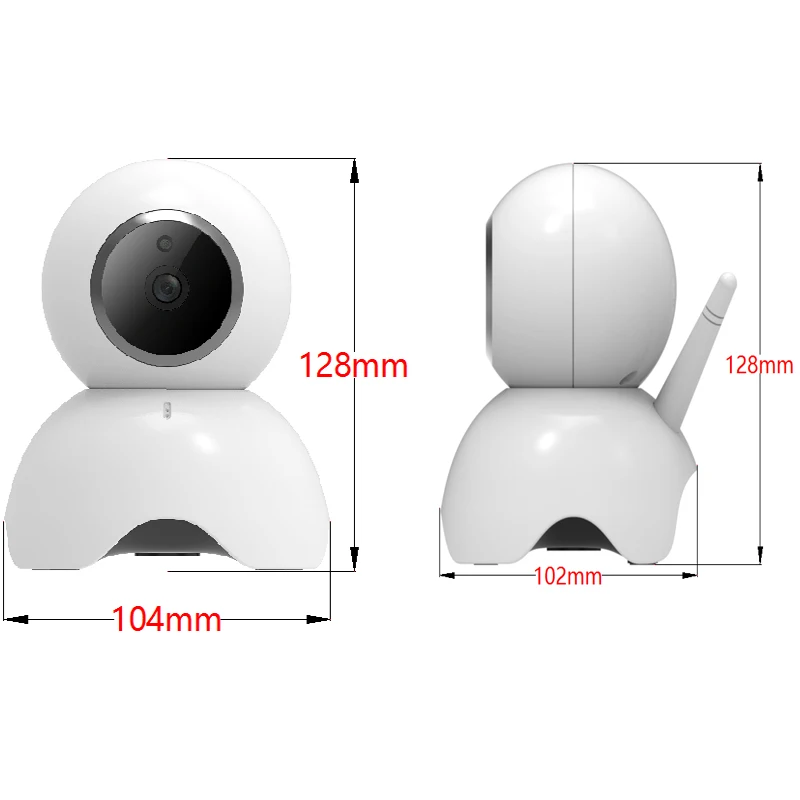  1080P Wifi Senza Fili Telecamera Ip Hd Telecamera di Sorveglianza con Audio Bidirezionale Motion De
