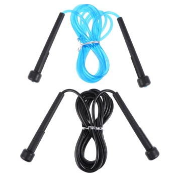 

2 pcs Skipping Ropes Professional Plastic Handles Durable PVC Sports Equipment Training Tool for Students Adults