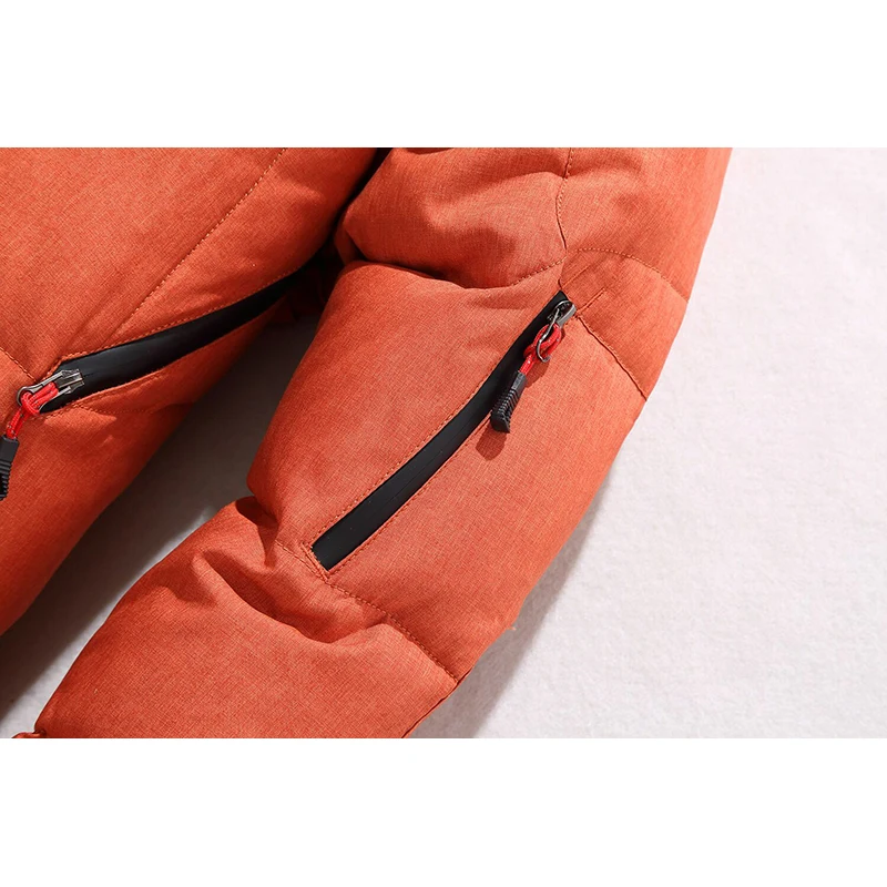 Winter New Men's Down Jacket Overwear Fashion Casual Slim Long Thick Warm Hooded Parkas Coat Plus Size M-3XL