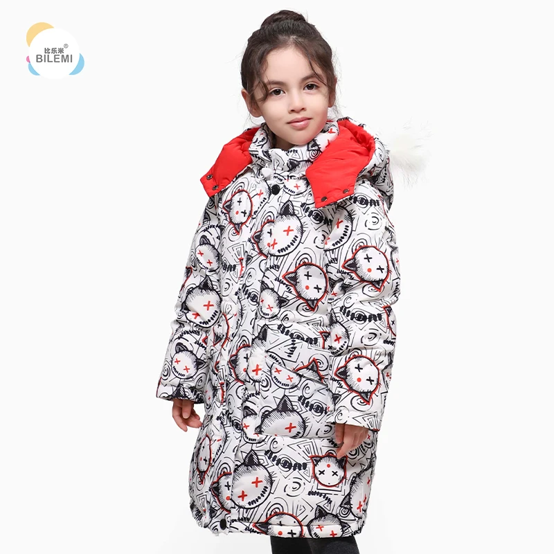 

Bilemi padded heavyweight packable down warm winter hooded light quilted lightweight toddler girl snow jacket