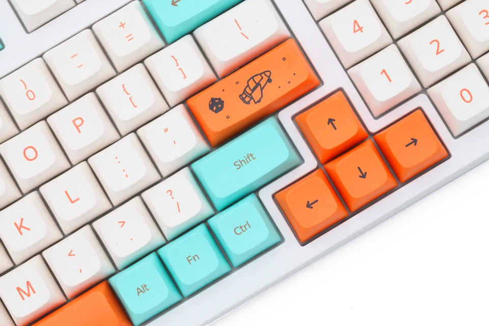 XDA V2 Happy Planet Dye Sub Keycap Set thick PBT for keyboard gh60