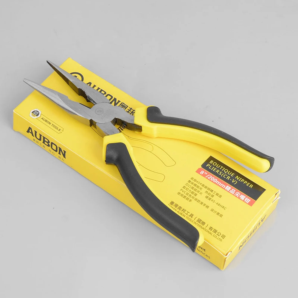 Long Nose Pliers Electrician Wire 6? 8" Professional Plier Tools Home Hand Tool Cutting Pliers With PVC Handle Cover 2 Types