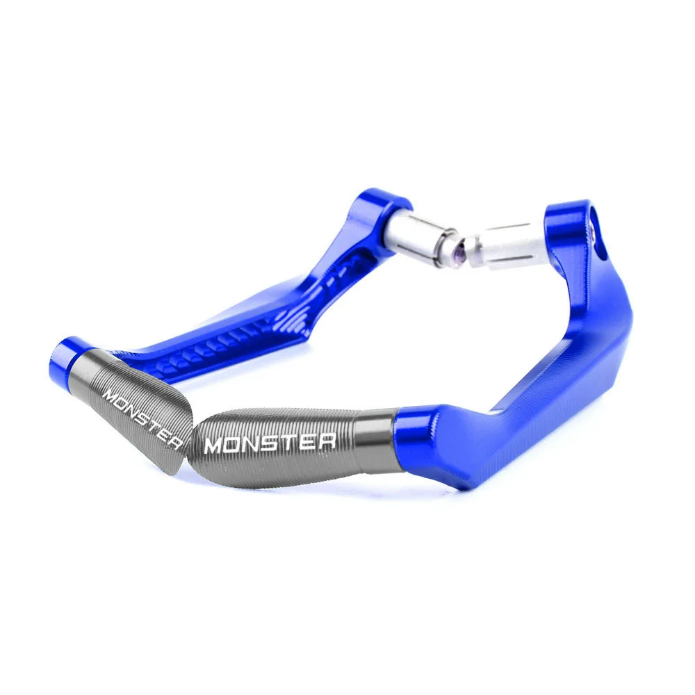 Blue Titanium 7/" 22 мм CNC алюминиевые Рычаги Тормозная система сцепления для DUCATI MONSTER 1200 S/R 797 821 696 695 - Цвет: Blue Titanium