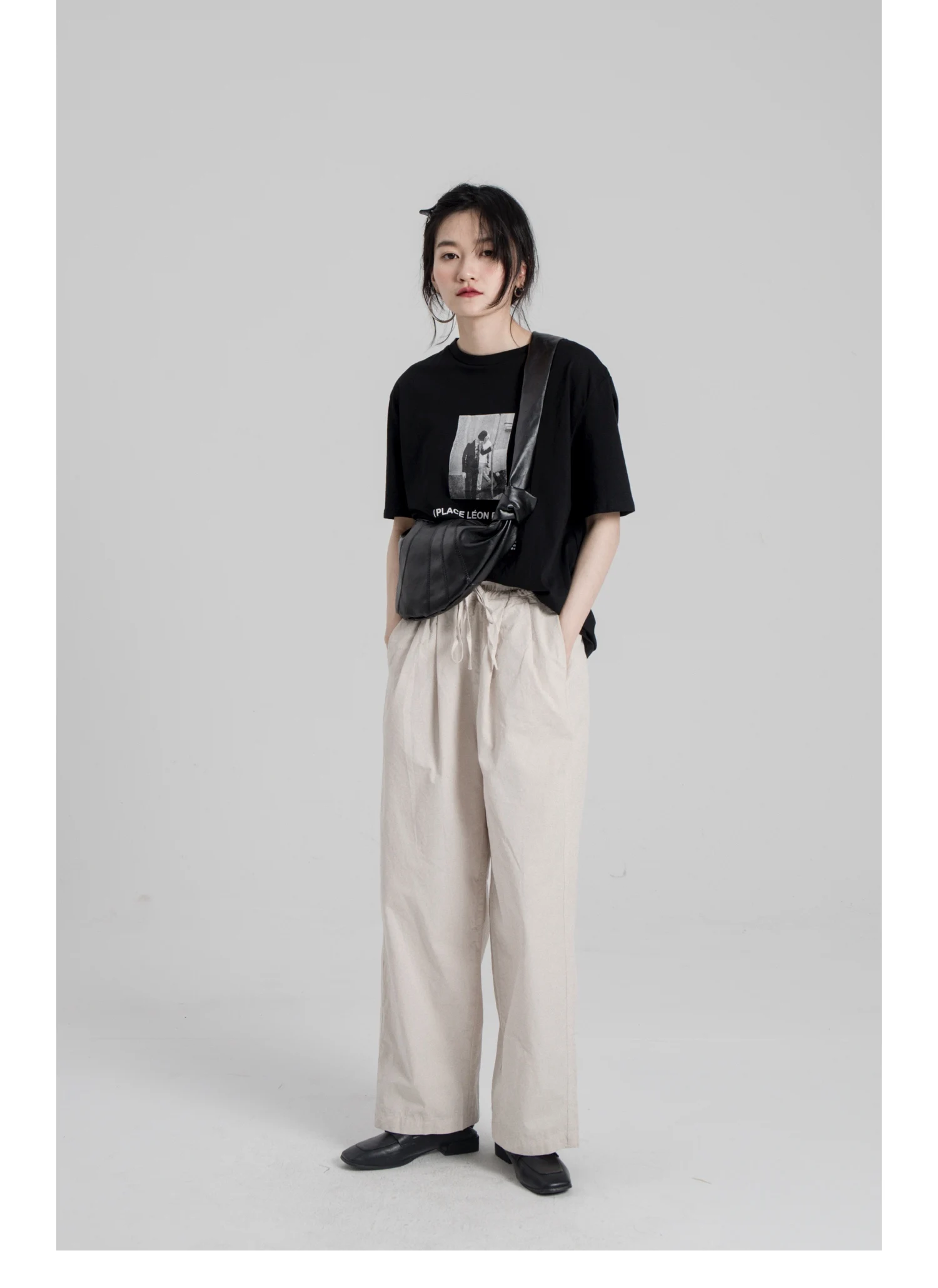 TANTO store DIRTY SIX оригинальная мода DIRTY SIX черная белая ретро большая сумка через плечо, нагрудная сумка