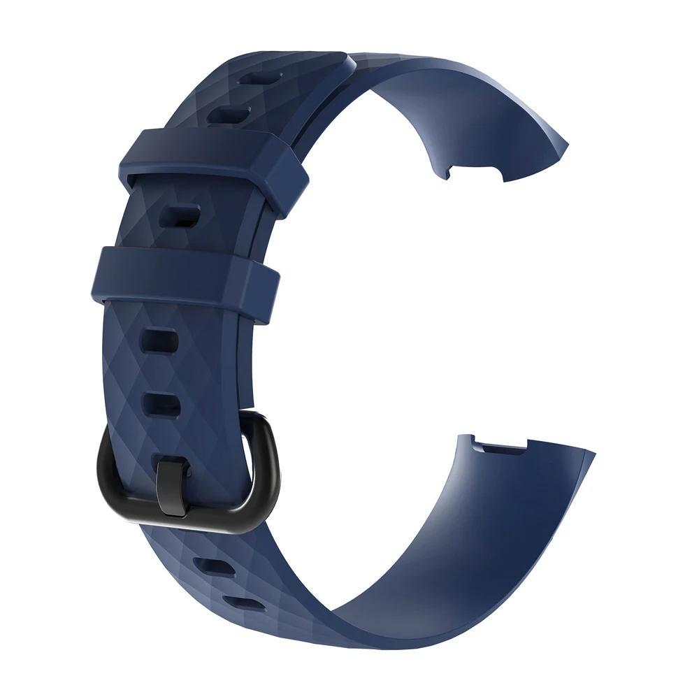 Спортивный ремешок для Fitbit Charge 3 Charge3, мягкий ТПУ Смарт-ремешок для часов, сменный Браслет, аксессуары - Color: small size 02