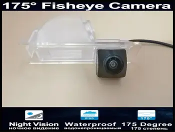 

175 Degree 1080P Fisheye MCCD Car Rear view Camera For Skoda Rapid Volkswagen new Santana 2013 2014 2015 Car Reverse Camera