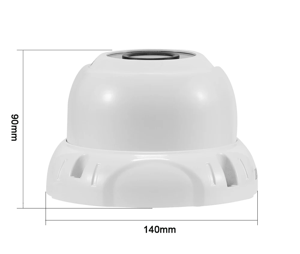 Metal 36pcs infrared Led 2.8mm-12mm Varifocal Waterproof IP66 5MP 4MP 2MP H.265+ 25Fps ONVIF Audio IP hemisphere CCTV Camera  picture 03