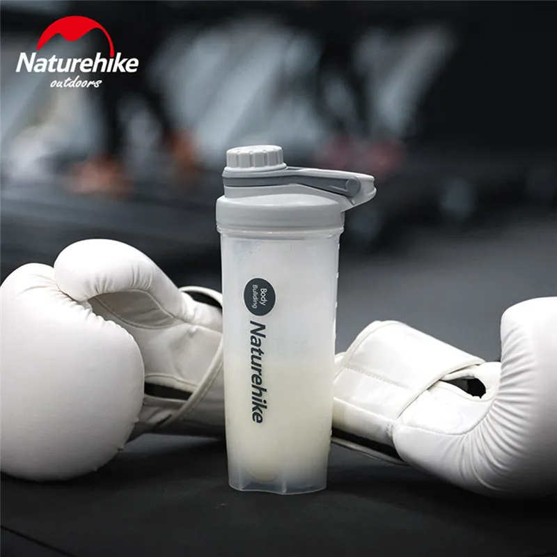 Naturehike дорожные спортивные фляги для воды 700 мл портативный фитнес Milkshake смешивания чашки для бега фитнеса спорта чайник NH19SJ003