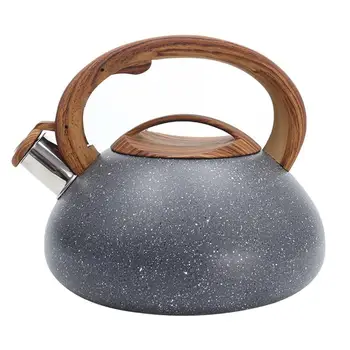 

3L Whistling Kettle Stainless Steel Whistle Teapot Cookware Kitchen Accessories Kettle Heat Protection Handle For All Stovetops