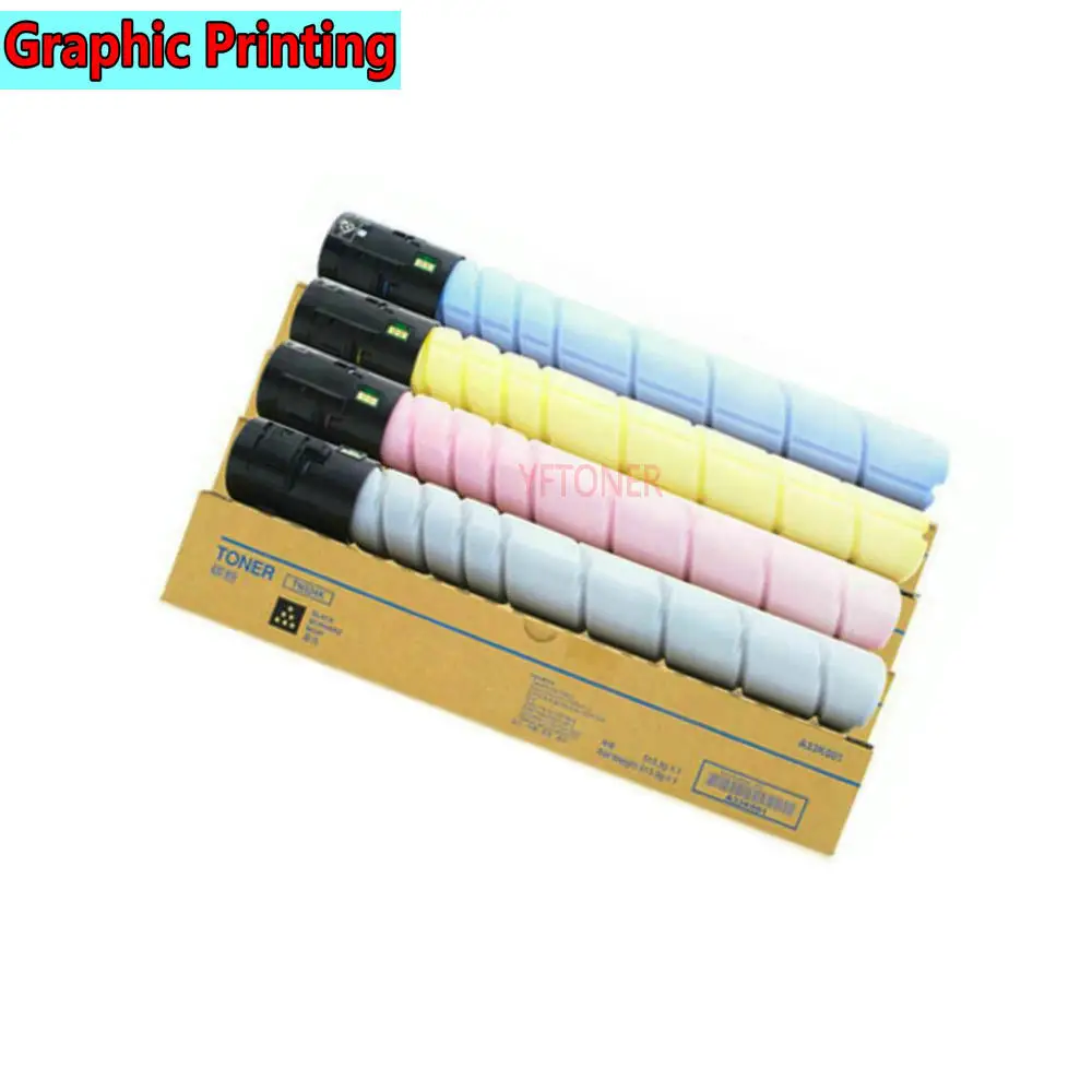 YFTONER лазерный тонер картридж для Konica Minolta A9E8130 230 330 430(TN514C M Y K) Bizhub C458 558 658