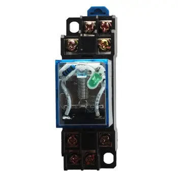 

MY2NJ Model DPDT 24VDC Coil 8 Pin 35mm DIN Rail Power Relay & Socket,black