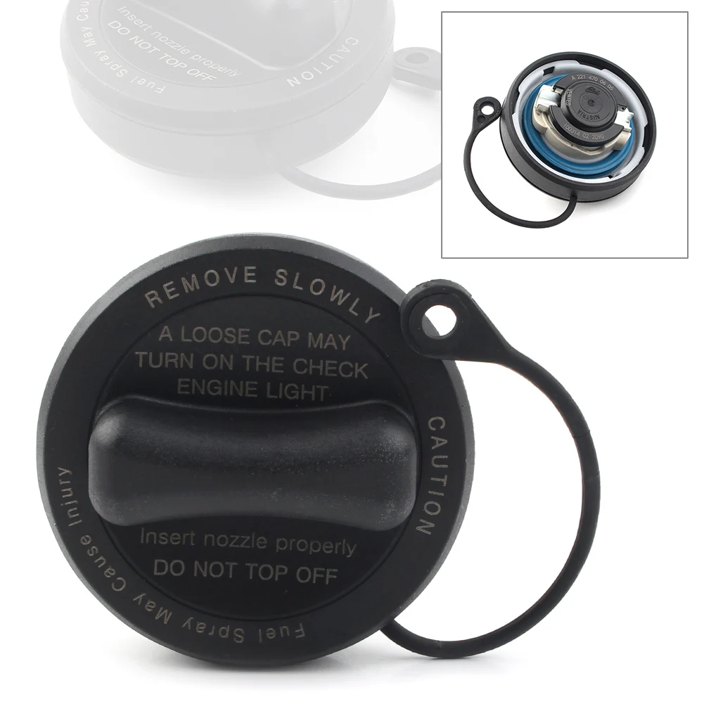 2214700605 Car Fuel Tank Gas Filler Cap For Mercedes-Benz C E Classs CL CLS E G GLK SLK C280 C300 CL550 C63 CL63 CL65 W203