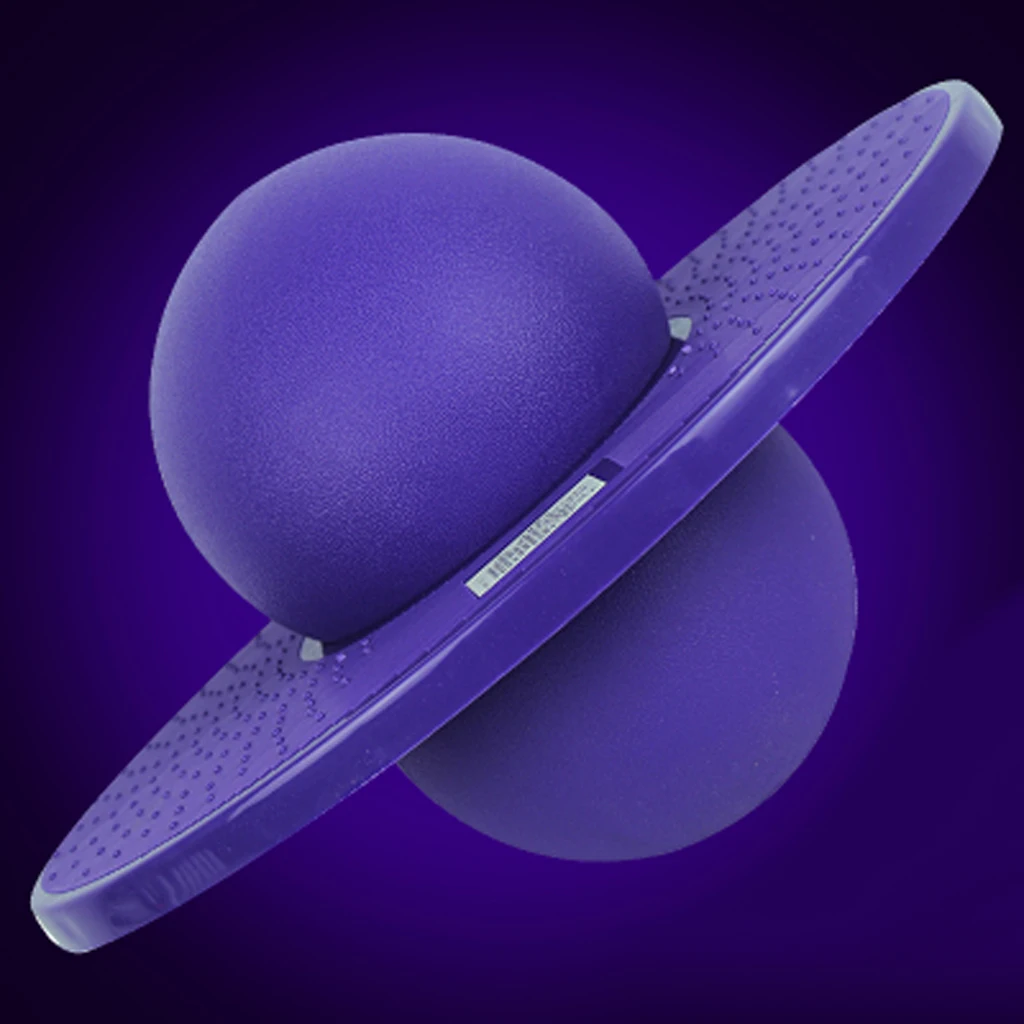 Summer Outdoor  Balance Platform Bouncy Jump Pogo Ball for Kids Playground Sports Workout Competition Toy –Purple