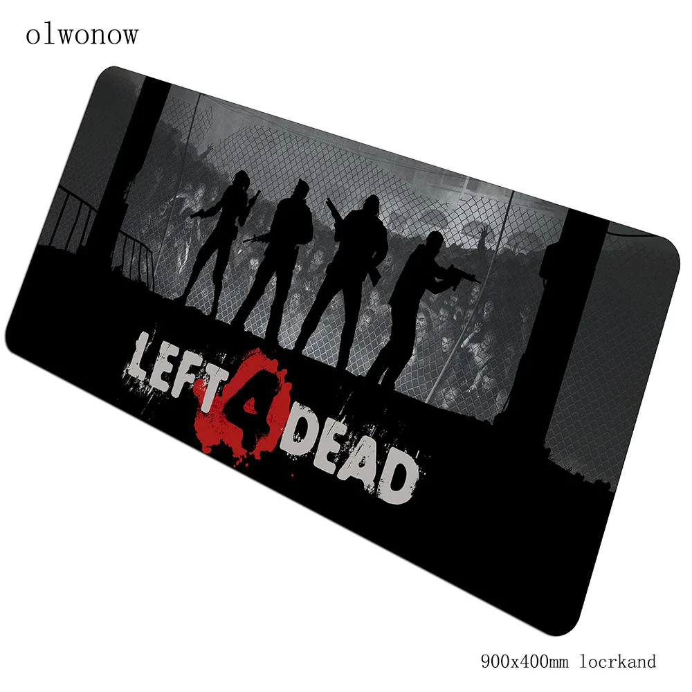 Left 4 Dead коврик для мыши популярный 900x400x3 мм коврик для мыши Коврик для мыши домашний большой игровой коврик для мыши геймерская клавиатура Коврик для мыши - Цвет: Size 900x400x3mm