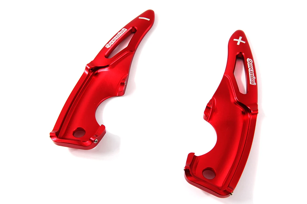 tommia 2pcs Steering Wheel Aluminum Shift Paddle Shifter Extension For Toyota 86-19 Car-styling