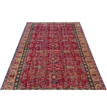

Handmade Natural Vintage Turkish Area Rug 151x235 Cm-4'11''X7'9''