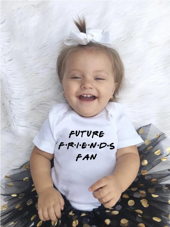 Future Friends Fan/Боди для малышей; комплект летней одежды для новорожденных девочек; 100% хлопковый комбинезон с короткими рукавами; комплекты