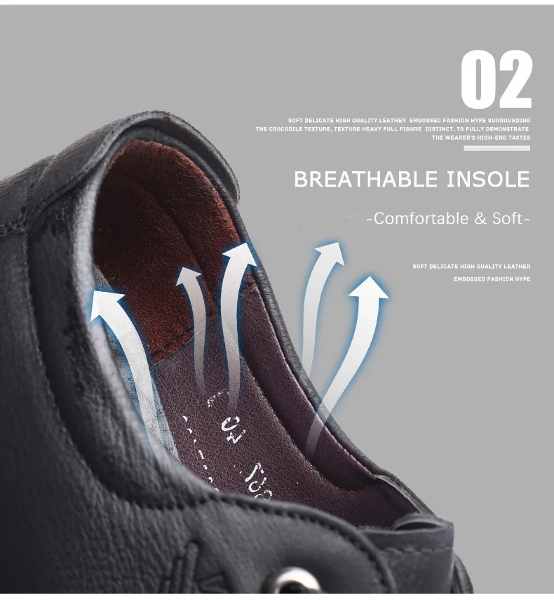 Mens Leather loafers boat shoes None-Slip Lace-up comfortable outdoor sports shoes spring autumn ankle boots (9)