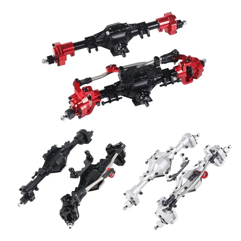 Металлический передний задний портальный мост для 1/10 RC Гусеничный Axial-SCX10 90046 90047
