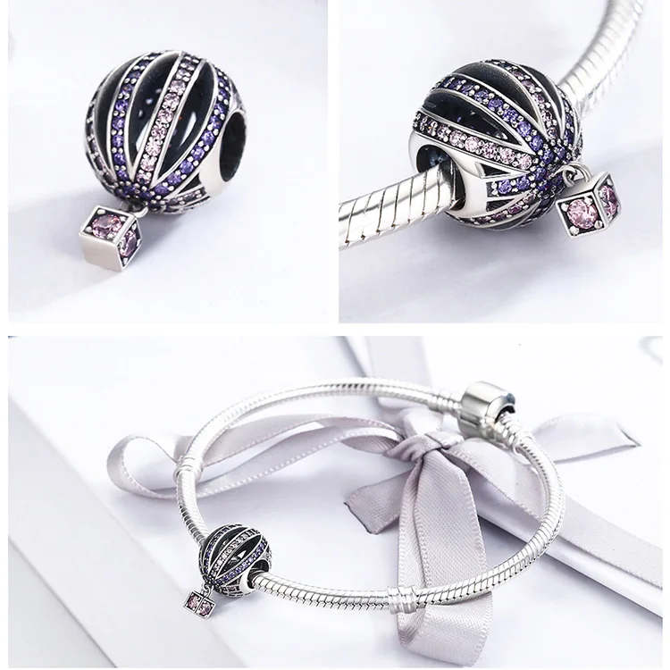 Подходит Pandora Шарм браслет подвески, ожерелья подвеска из серебра 925 женщина DIY высокое ювелирное изделие подарок