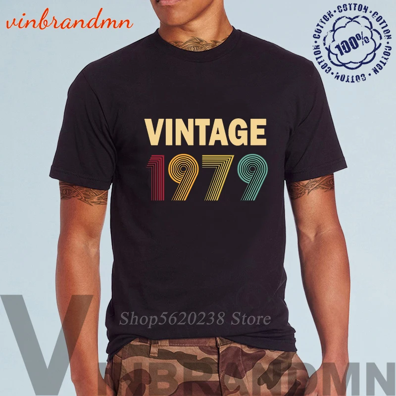 Классический ретро подарок на день рождения винтажная Мужская футболка