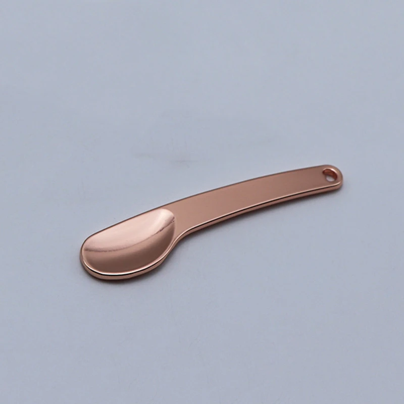 Rose gold 30 шт Прочный DIY цинковый сплав маска для лица палка крем лопатки для смешивания ложка крем-маска ложка для макияжа аксессуары для лица - Цвет: Rose gold