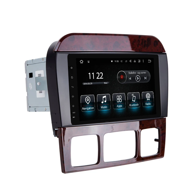 Perfect NAVITOPIA 8inch 4G RAM 64G ROM Octa Core Android 9.0 Car GPS Navigation For Benz S W220 (1998 1999 2000 2001 2002 2003-2005) 7