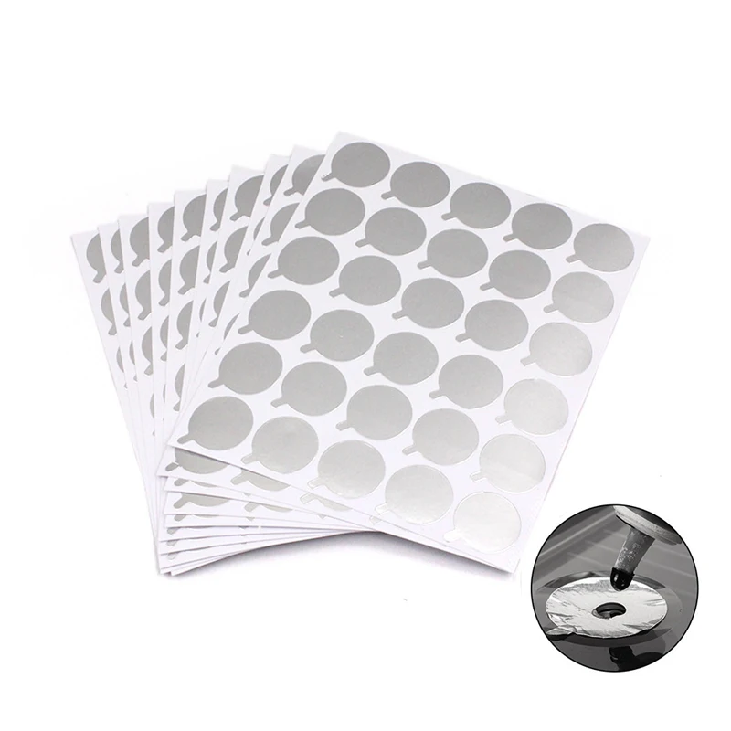 

300Pcs Eyelash Extension Foil Sticker Glue Holder Pallet Professional Glue Pads Paper Lashes Stickers Beauty Make Up Tool