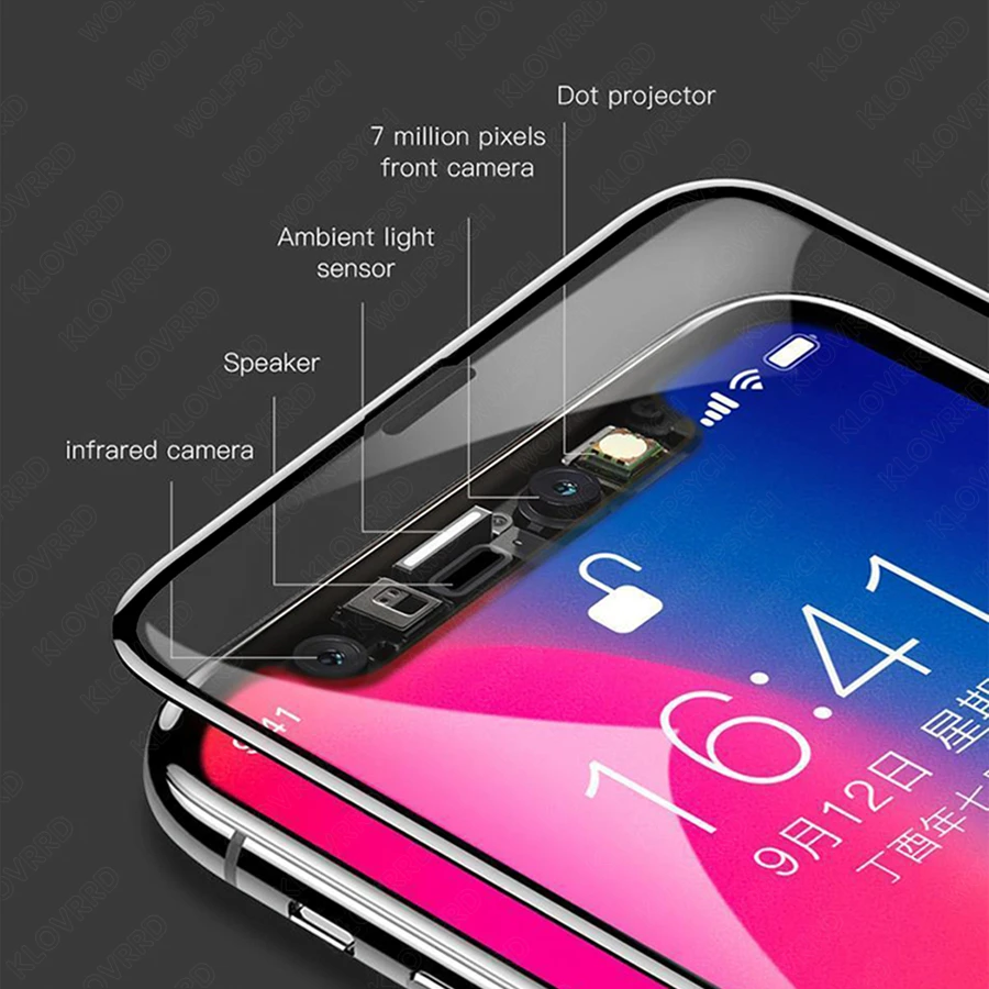 6D полный клей покрытие из закаленного стекла для iphone 11 pro max защита экрана стекло для iphone 11 pro max iphone 11 защитная пленка