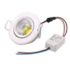 LED mini Downlight Under Cabinet Spot Light 3W for Ceiling Recessed Lamp AC85-265V Dimmable Down lights with driver 1