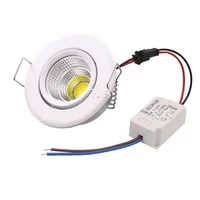 LED mini Downlight Under Cabinet Spot Light 3W for Ceiling Recessed Lamp AC85-265V Dimmable Down lights with driver 1