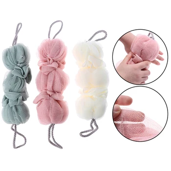 

Multicolour Bath Ball Bath Tubs Ball Bath Towel Scrubber Body Exfoliating Shower Ball for Body Loofah Massage Cleaning Tool