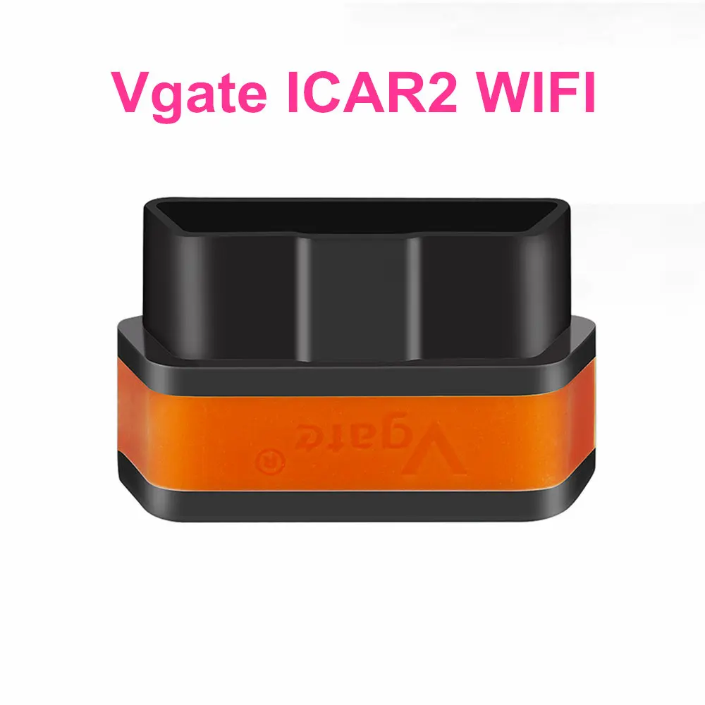 Новое поступление Vgate icar 2 elm 327 obd2 wifi для iPhone iPad Android icar2 elm327 bluetooth Разъем Автомобильный считыватель кодов для автомобилей - Цвет: ICAR2 WIFI Orange