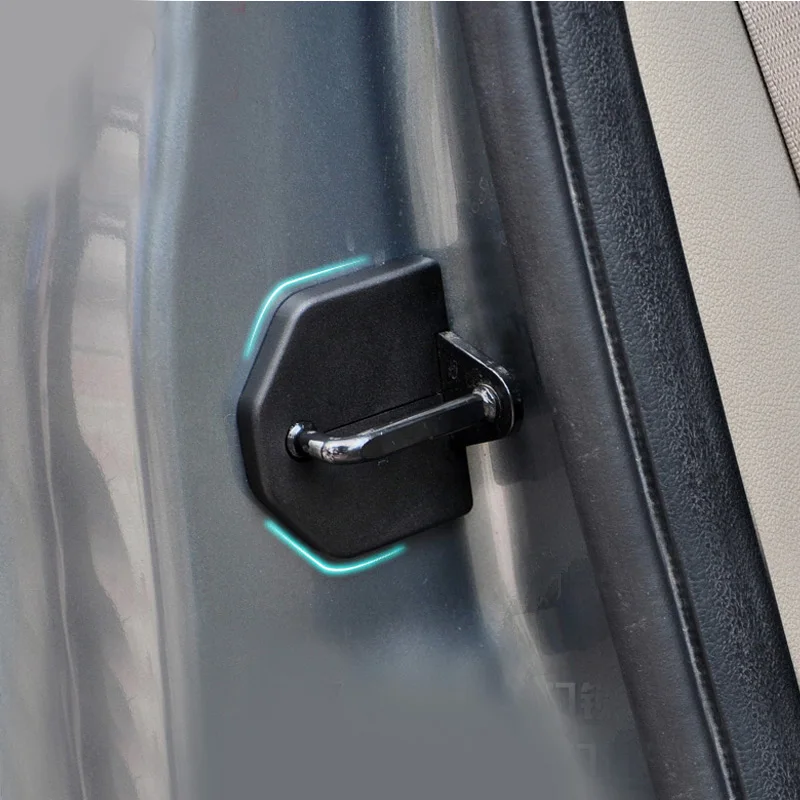 Vtear для фокуса 2 крышка дверного замка автомобиля защитная Пряжка внутренние части стопор чехол с эмблемой крышка украшения защитные аксессуары