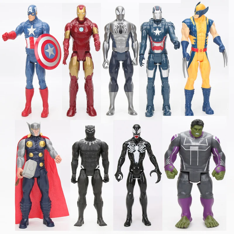 30CM The Avenger Endgame Marvel Dolls Movie Super Hero Figures Captain America Thanos Hulk Iron Man Thor Spider Toys | Игрушки и хобби