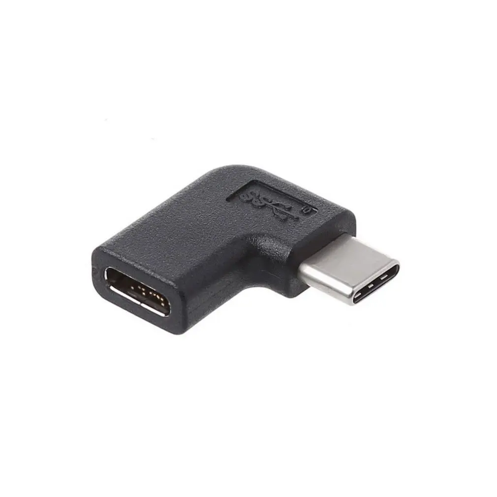 2 шт) 90 градусов USB C type C адаптер «Папа-мама» правый и левый угловой USB-C USB 3,1 type-C папа-мама удлинитель