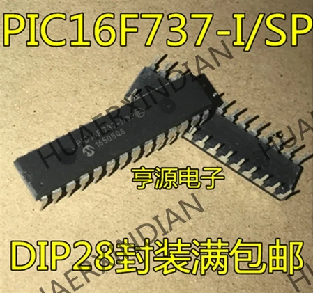 10 шт./лот PIC16F737 PIC16F737-I/SP DIP28 в