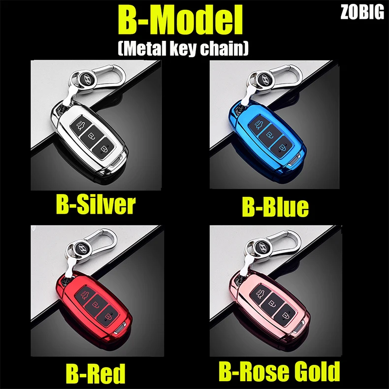 ZOBIG для hyundai брелока для ключей, защита для ключей, куртка с дистанционным управлением, держатель для hyundai Kona Azera Grandeur IG