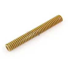 Зажигалка нагрузки желтый спираль тиснения сжатия спиральная трубка 10x80 мм