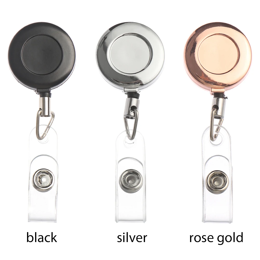 1 قطعة قابل للسحب شارة سحب مشبك معدني قابل للسحب ب...