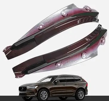 Автомобильный задний колесный брызговик для Volvo XC60 XC60 специальная задняя дверь заднее колесо крыло автомобильные аксессуары модификация - Цвет: Brown
