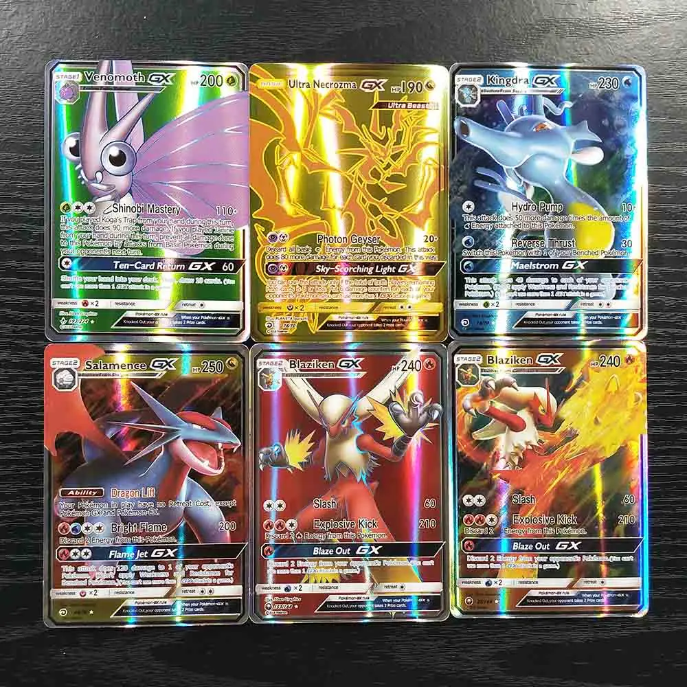 TAKARA TOMY Карты Покемон 100 GX флэш карты тег команды коллекции битва Сияющие карты колода настольная игра детские игрушки подарки