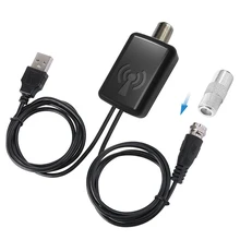 25db TV Antenna Signal Amplifier Booster For HDTV TV Antenna Signal Booster Antenna Low Noise Easy Installation Audio & Video