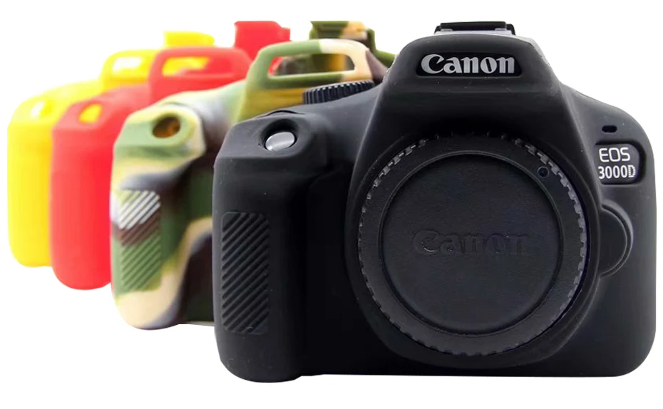 CAENBOO для Canon EOS 3000D/4000D сумка для камеры Мягкий силиконовый резиновый защитный чехол для корпуса чехол для Canon 3000D 4000D сумка