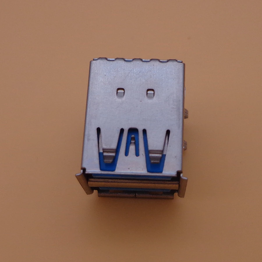 10Pcs 19Pin Hi-Speed USB 3.0 Dual Port Female 90 Degrees DIP Socket Type-A