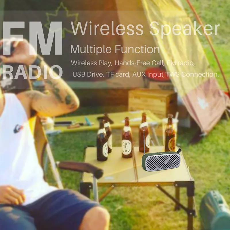 Nr908fm Bluetooth динамик радио мини беспроводной открытый портативный небольшой аудио сабвуфер беспроводной Bluetooth динамик