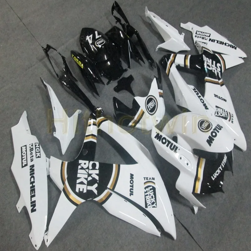 Заказной Комплект кузова мотоцикла для Suzuki GSX-R600 R750 K8 2008 2009 2010 GSXR750/600 Обтекатели+ болты+ литьевая форма черный M2 - Цвет: C